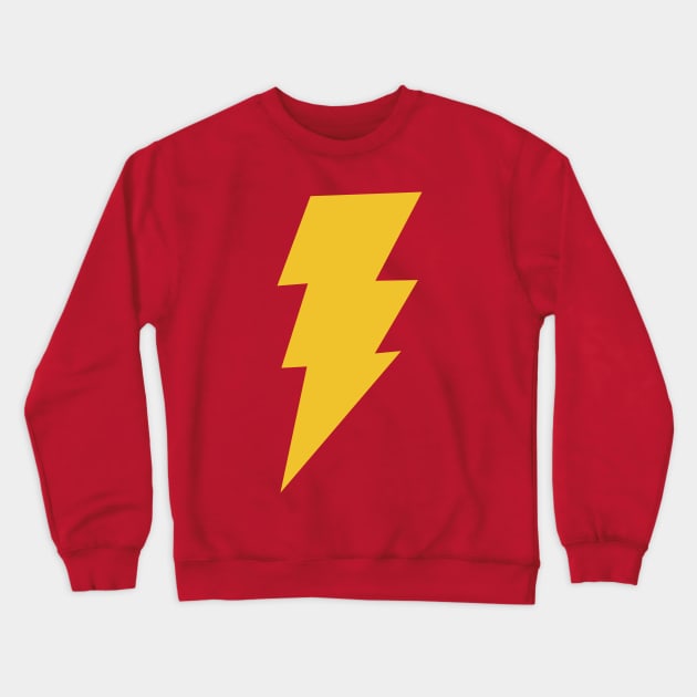 SHAZAM!!! Crewneck Sweatshirt by x3rohour